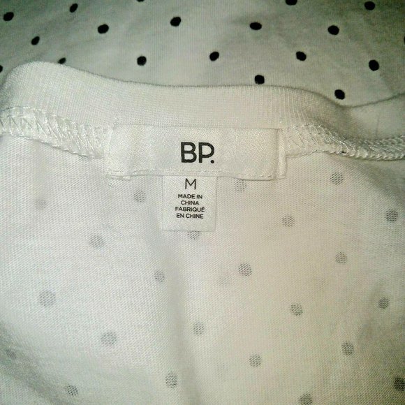 BP Womens Top Size Medium Polka Dot Scoop Neck NWOT - Picture 5 of 6